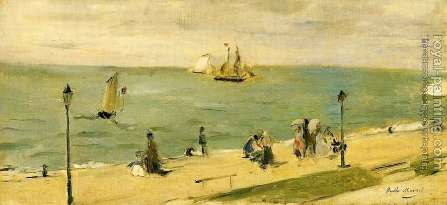 Berthe Morisot : The Beach at Petit-Dalles